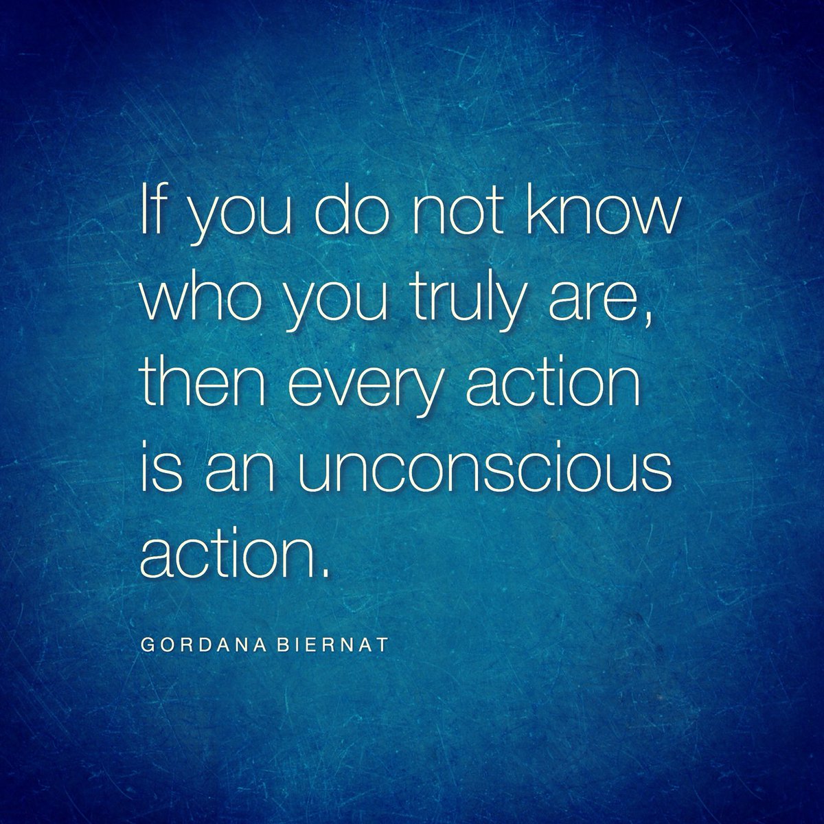 MyPowertalk's tweet photo. #wednesdaythought 

Here’s the bad news:
If you don’t know
who YOU truly are,
then every action you take
is per definition
an unconscious action. 

Here’s the good news:
Do what you LOVE,
follow what excites you,
love unconditionally
and you’ll know exactly
who YOU are. https://t.co/kmw6dSKD46