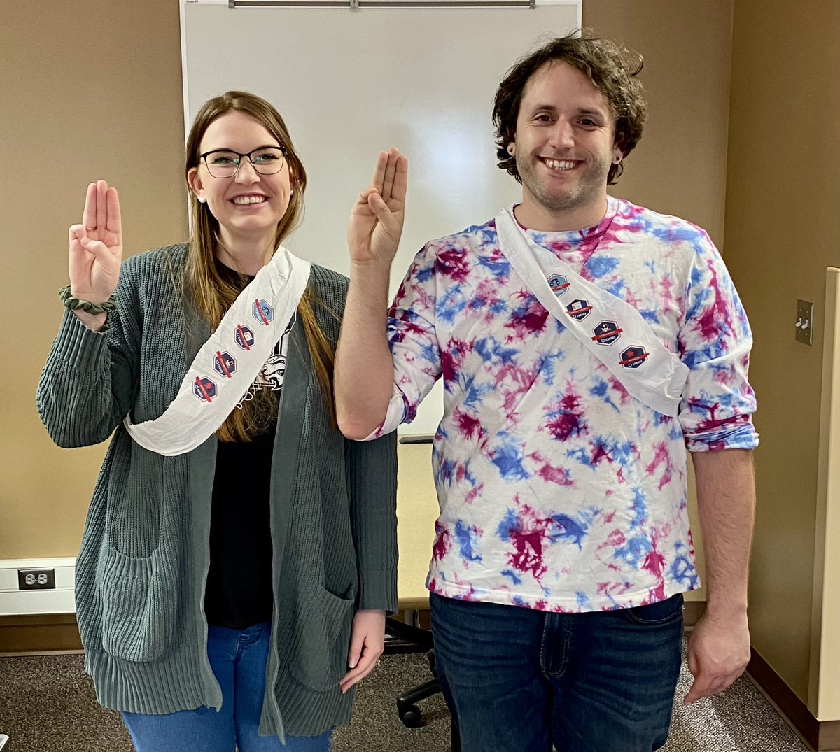 These teachers from <a href="/SFSchools/">Sioux Falls Schools</a> got really excited about the badges they earned at <a href="/Canvas_by_Inst/">Canvas by Instructure</a> training yesterday!