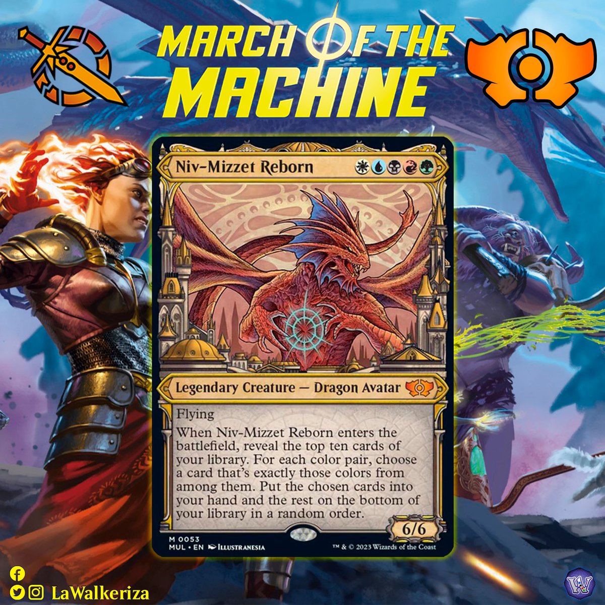 LWalkeriza's tweet photo. #LaWalkeriza
#MTGHispano #MTGMachine #MTGspoilers #MTG #MagicTheGathering #NivMizzet #Skithityx #Emry #Kroxa https://t.co/sj8a4Whnrz