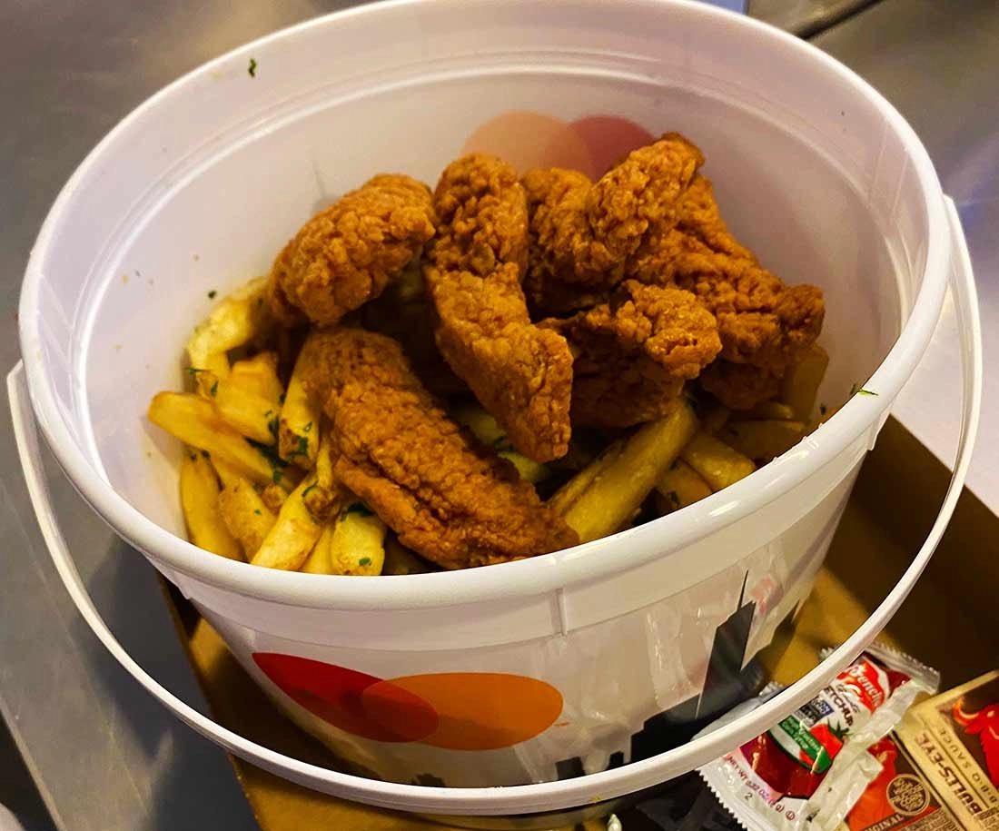 ncostanzo24's tweet photo. ‘Twas the night before Opening Day, and all through the House,

The chicken was cooking, ready to be put into buckets by Hal https://t.co/BKARDgp8GX