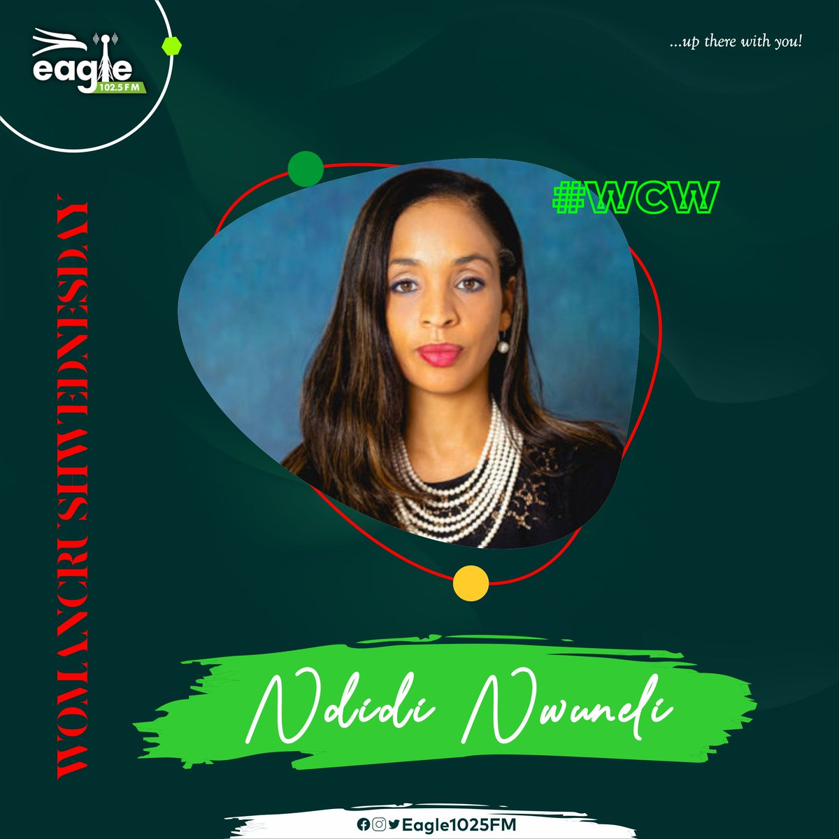 Eagle1025FM's tweet photo. Our #wcw is @ndidinwuneli

Ndidi Okonkwo Nwuneli born 22 March 1975) is a Nigerian entrepreneur, an expert on African agriculture and nutrition, philanthropy, and social innovation. She has over 25 years of international development experience and is a https://t.co/TmGl59MBVL