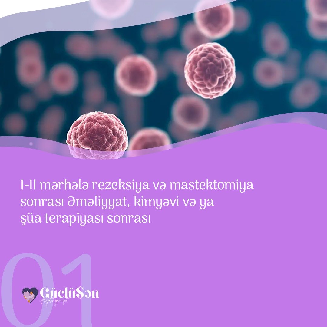GucluSen_'s tweet photo. Dəyərli xanımlarımız,💜
1 illik əlillik təyin edilən hallar isə bunlardır:

🎗️ I-II mərhələ, sektoral rezeksiyadan sonra 5 il ərzində;
🎗️ I-II mərhələ, mastektomiyadan sonra 5 il ərzində;
🎗️ Orqan saxlayıcı əməliyyat, kimyəvi dərman müalicəsi və şüa terapiyasından sonra və s. https://t.co/XJvZybi0sN
