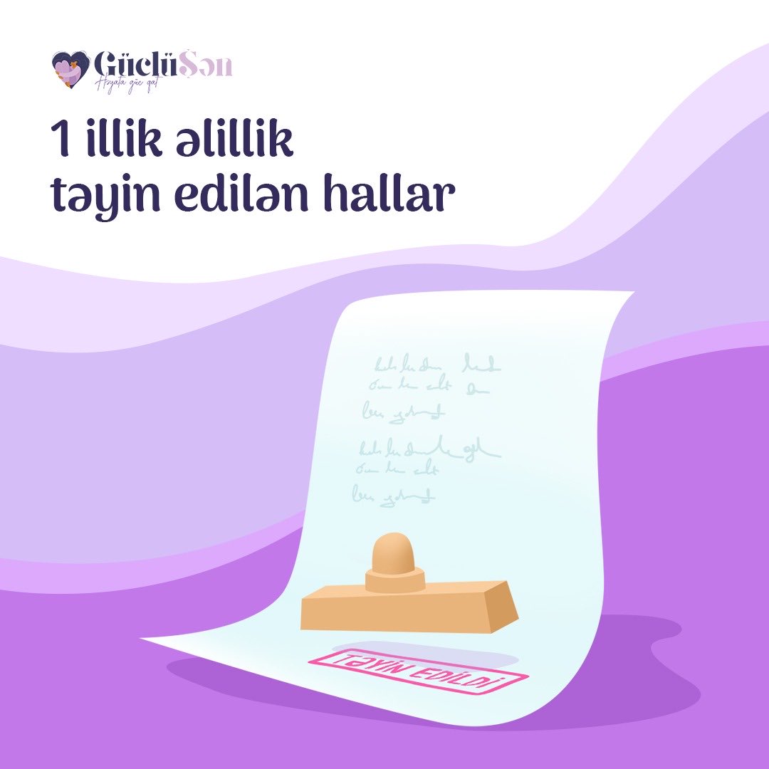 GucluSen_'s tweet photo. Dəyərli xanımlarımız,💜
1 illik əlillik təyin edilən hallar isə bunlardır:

🎗️ I-II mərhələ, sektoral rezeksiyadan sonra 5 il ərzində;
🎗️ I-II mərhələ, mastektomiyadan sonra 5 il ərzində;
🎗️ Orqan saxlayıcı əməliyyat, kimyəvi dərman müalicəsi və şüa terapiyasından sonra və s. https://t.co/XJvZybi0sN