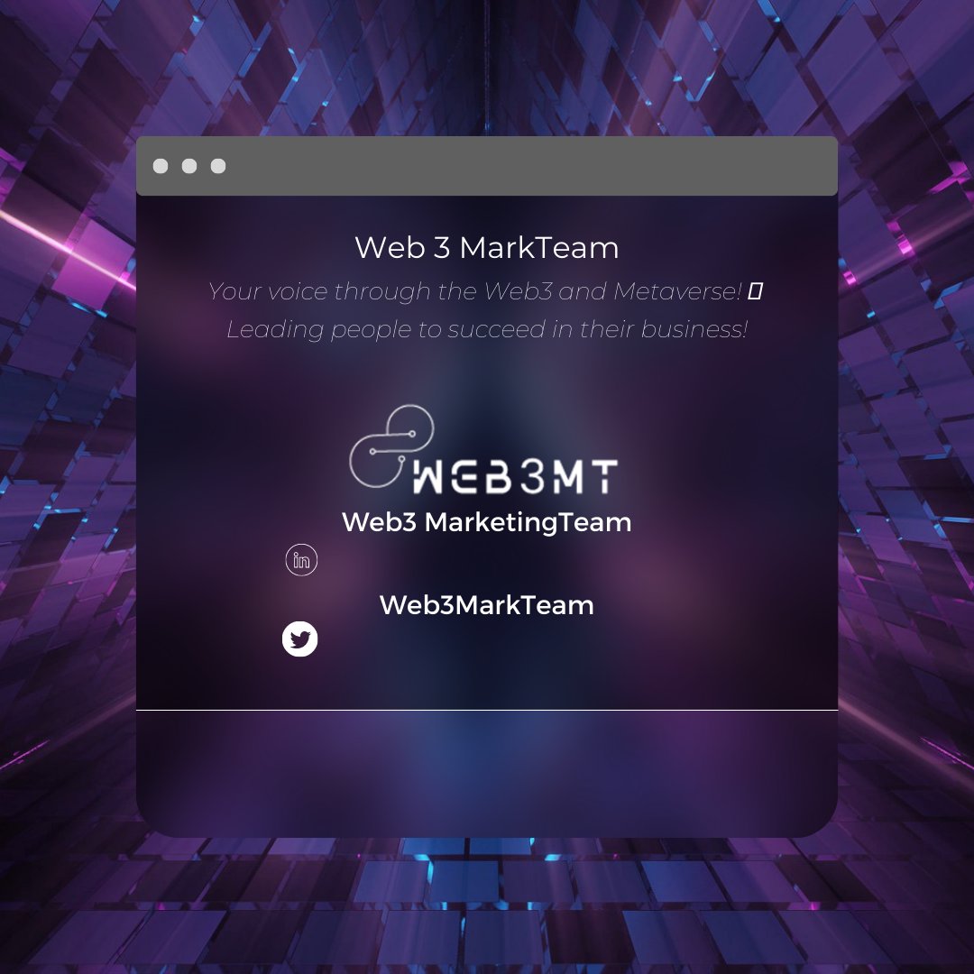 Web3markteam's tweet photo. Find Out is a simple format with definitions and explanation to grasp the essentials of a subject.
Discover all you need to know to thrive in your business. 
We lead you to success at the forefront of new tech

#web3 #marketing #consulting #agenceconsulting #business #technology https://t.co/7akqwMJ7XJ