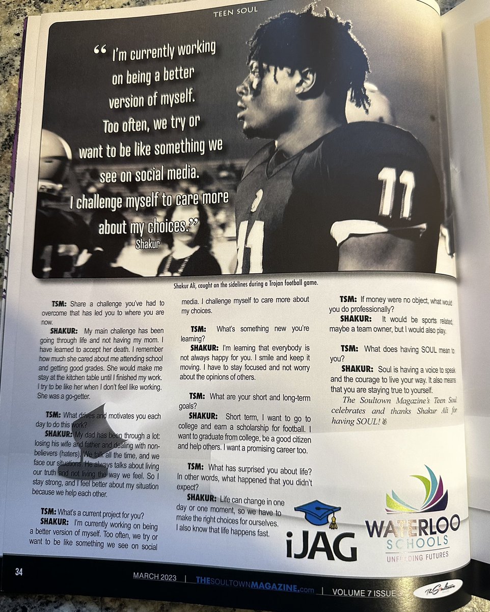 <a href="/TheSoultown/">The Soultown</a> thank you for the Teen Spotlight in your March edition. The deeper the pain, the greater the purpose <a href="/Shakur__23/">shakur wright</a>
