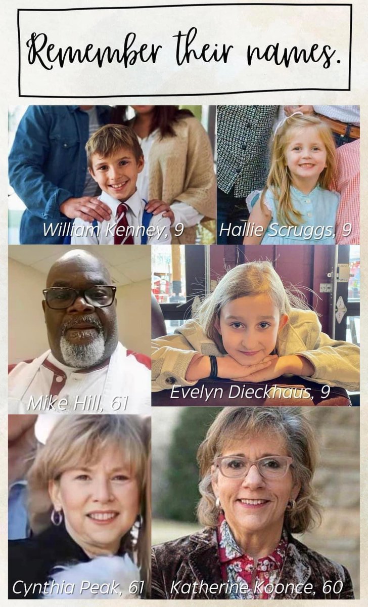 It’s not the names for me, it’s the faces. Can’t get them out of my head 💔