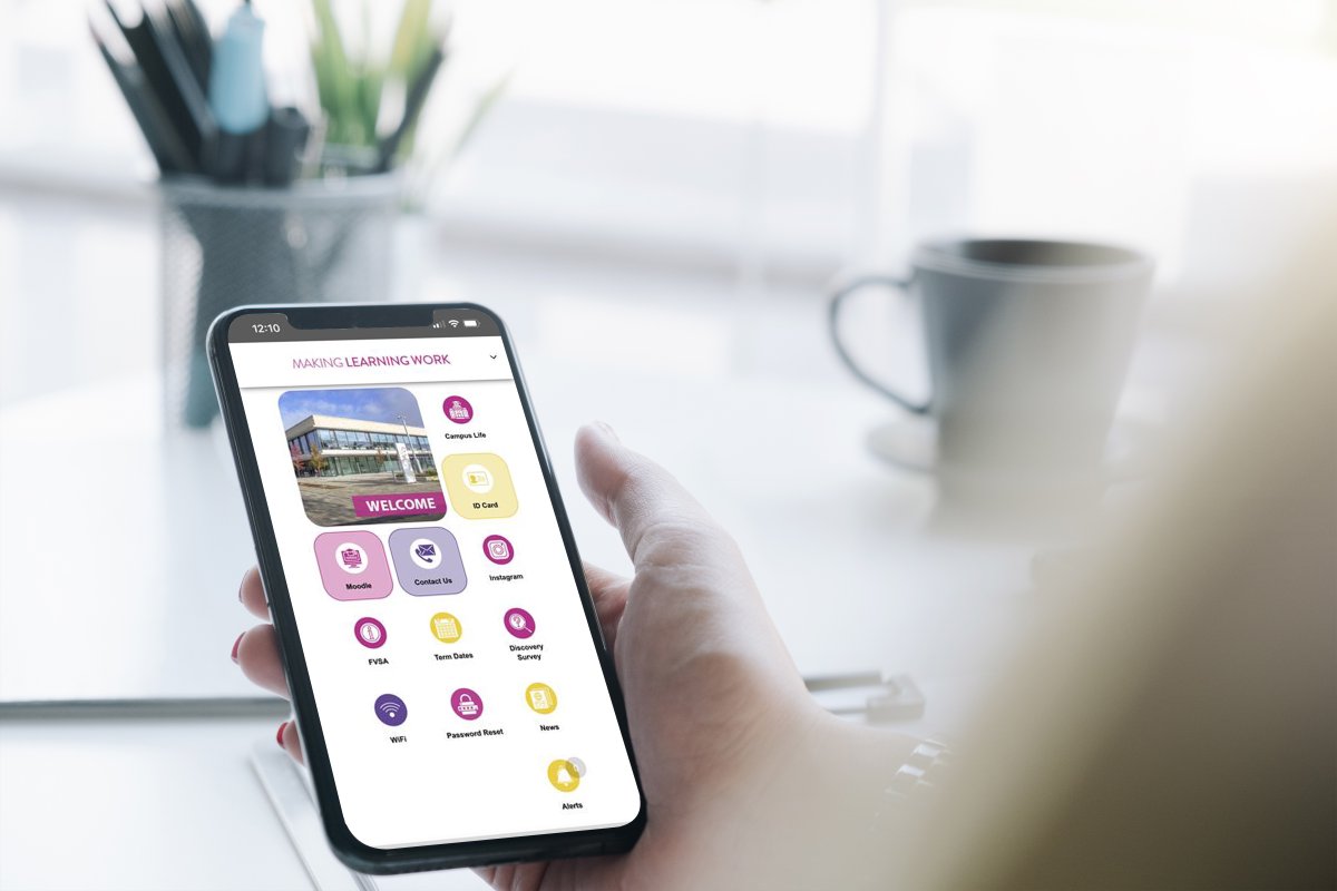 FVCollege's tweet photo. Attention students ❗
Your timetable is now available to view on our app! 👏
Download now 📱
Apple store ➡ https://t.co/yApBuVRvA3
Googleplay ➡ https://t.co/D1XRssyAew
#MakingLearningWork 💜 https://t.co/BtzsAnXZey