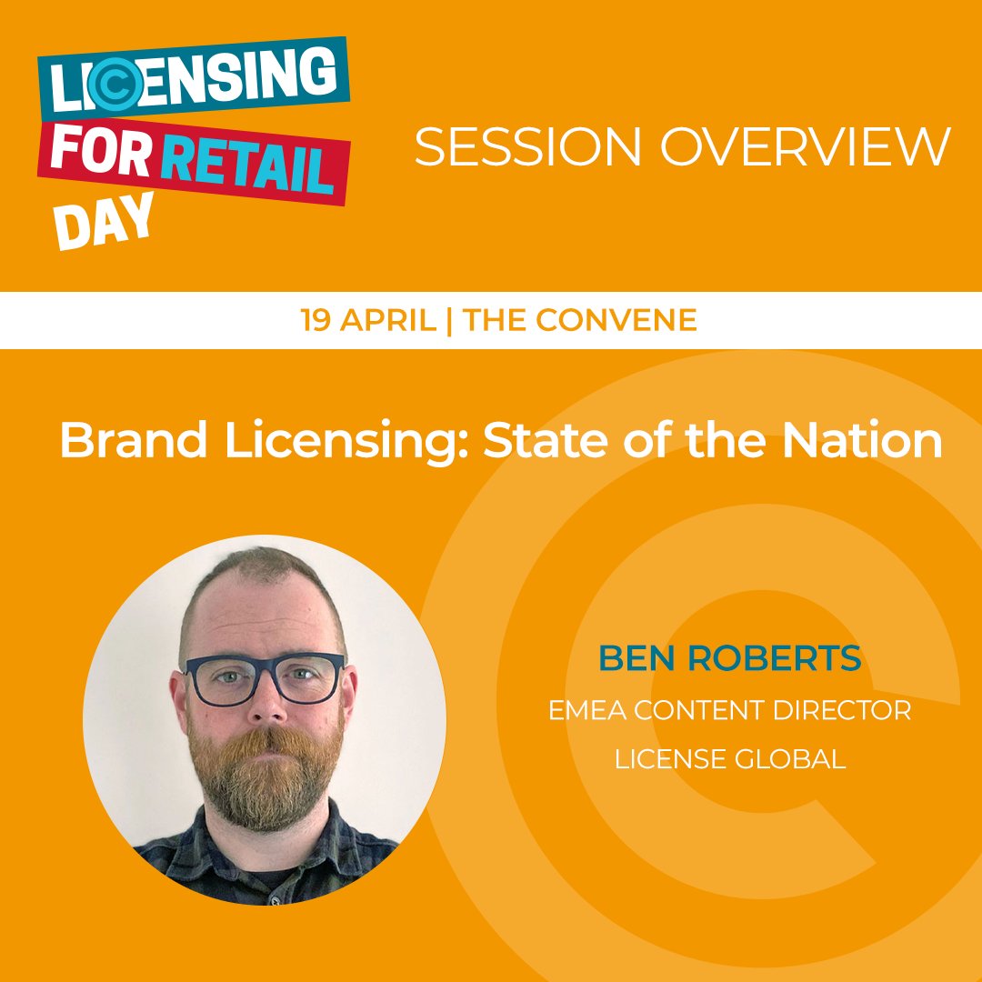 Ben Roberts, the EMEA Content Director at License Global, will be taking the stage at 10:30 am to look at emerging trends for 2024 and beyond! Register now to ensure attendance: bit.ly/42AZrkN  

#licensingforretail #retail #licensing #licenseglobal #trends #register