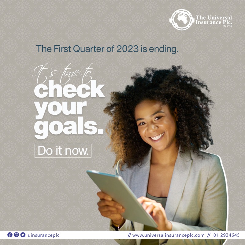 strategicfutur3's tweet image. Goals are designed to be backed up with actions. 

How are you doing with your goals for 2023? 

The fist quarter of 2023 is wrapping up already. 

#goals #success #universalinsuranceplc