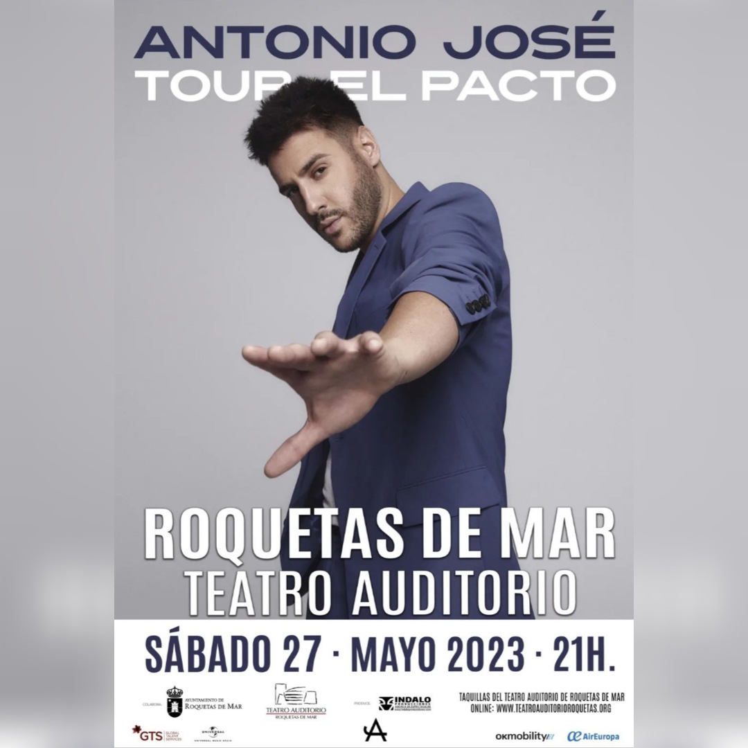 #AntonioJosé estará el próximo 27 de mayo en #RoquetasDeMar 💥🙈

¡Consigue ya tu entrada! 
…ditorioroquetasdemar.sacatuentrada.es/es/entradas/nu…

#TourElPacto #concierto #auditorio #musica