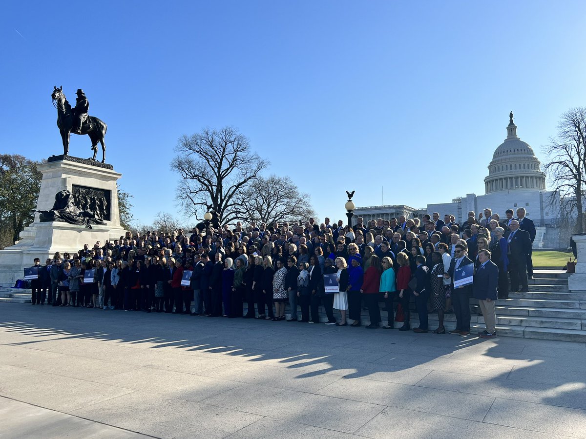 This is principal leadership—educators who put students and staff first, who value lifelong learning, and who prioritize the health and well-being of their communities. They’re on the Hill today, telling their schools’ stories and advocating for education. #PrincipalsAdvocate