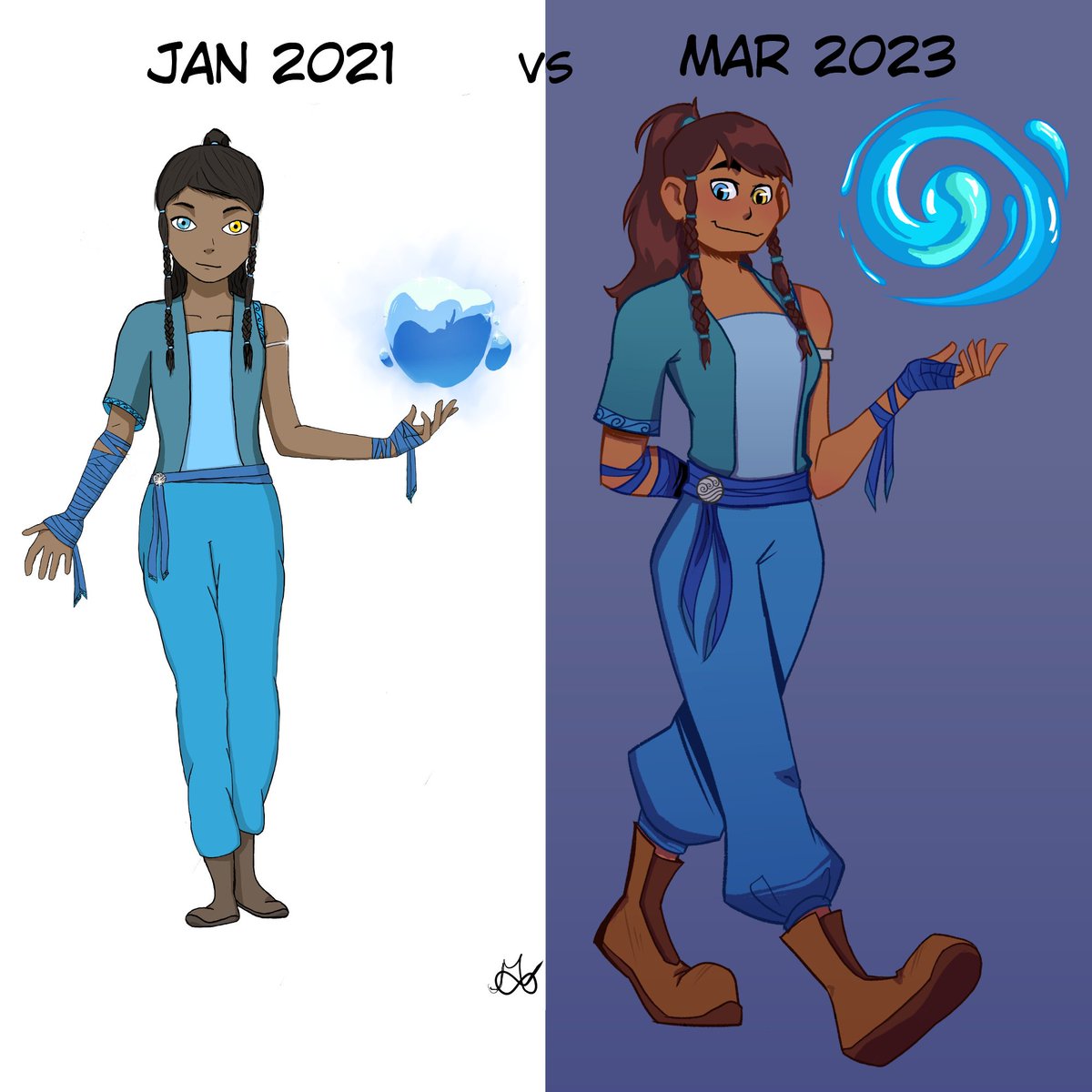 kai_sea_monster's tweet image. Went through some of my first digital drawings and this gem popped up.
Ofc I had to redraw it 
#ATLA #atlaoc #avatar #AvatarTheLastAirbender