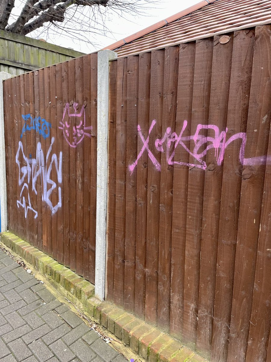 TootingCons's tweet image. The absolute state of Tooting. Graffiti is more present in our community than our local Labour councillors.