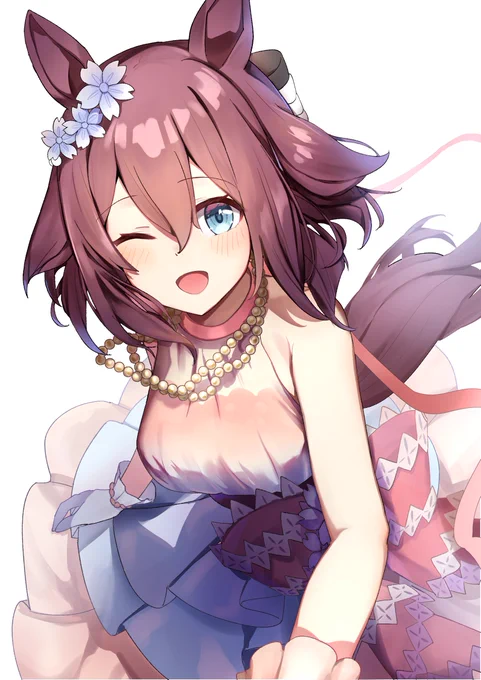 新衣装チヨちゃんめっちゃかわいい#ウマ娘  #サクラチヨノオー 