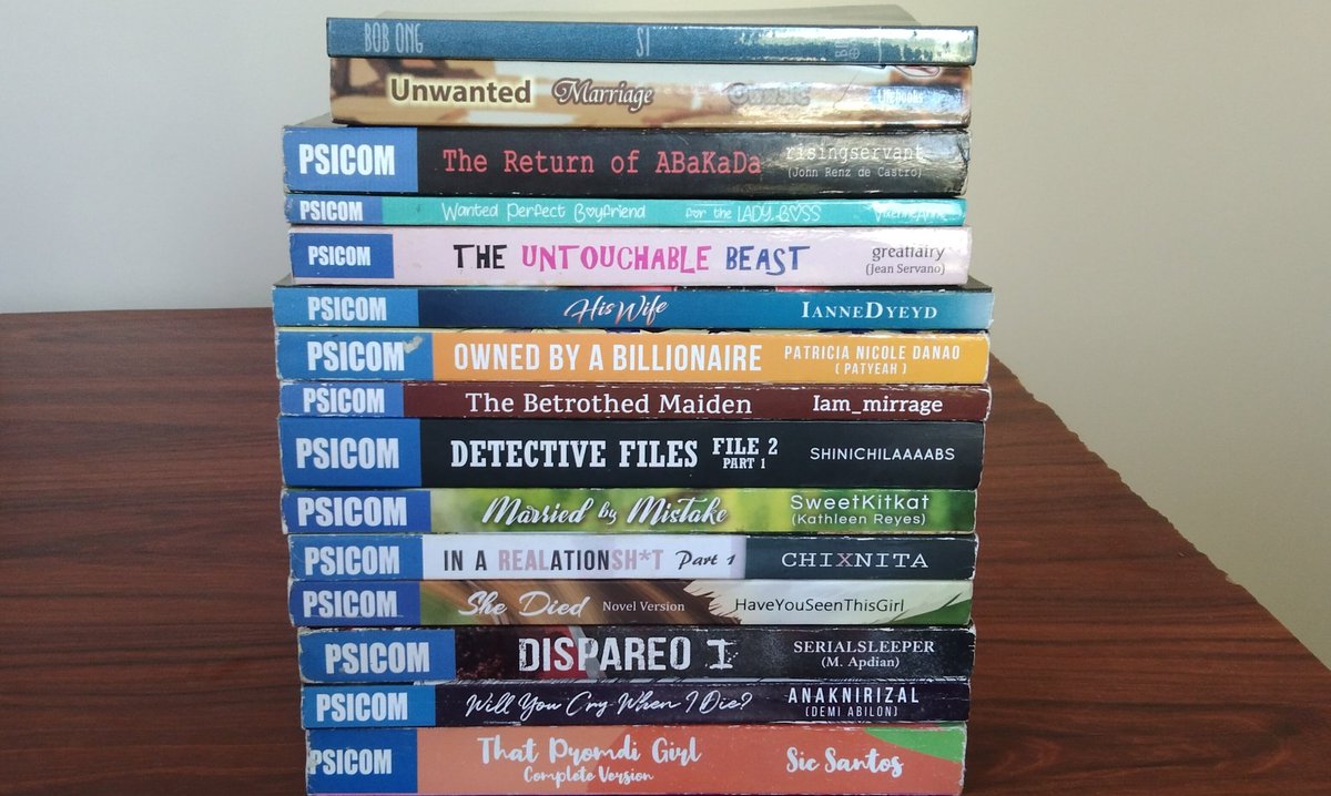 happypennnwp's tweet photo. ✨wts | lfb ✨

‼️PRE LOVED WATTPAD BOOKS‼️

Prices range from 50 - 300.
 
- w/ freebies 
- buyer will shoulder the sf

mop: gcash, cash
mod: lbc, lalamove (buyer po yung magbu-book) open for meet up around SM Manila and Quiapo https://t.co/LldyDGj2Dz