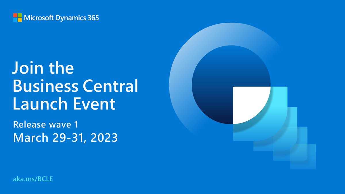 nibmike's tweet image. As we kick off the #msdyn365bc launch event, I look forward to sharing with you what we've done to bring Copilot to Business Central, and how this will inspire many AI-powered capabilities to come. Join for free and tune in at aka.ms/BCLE