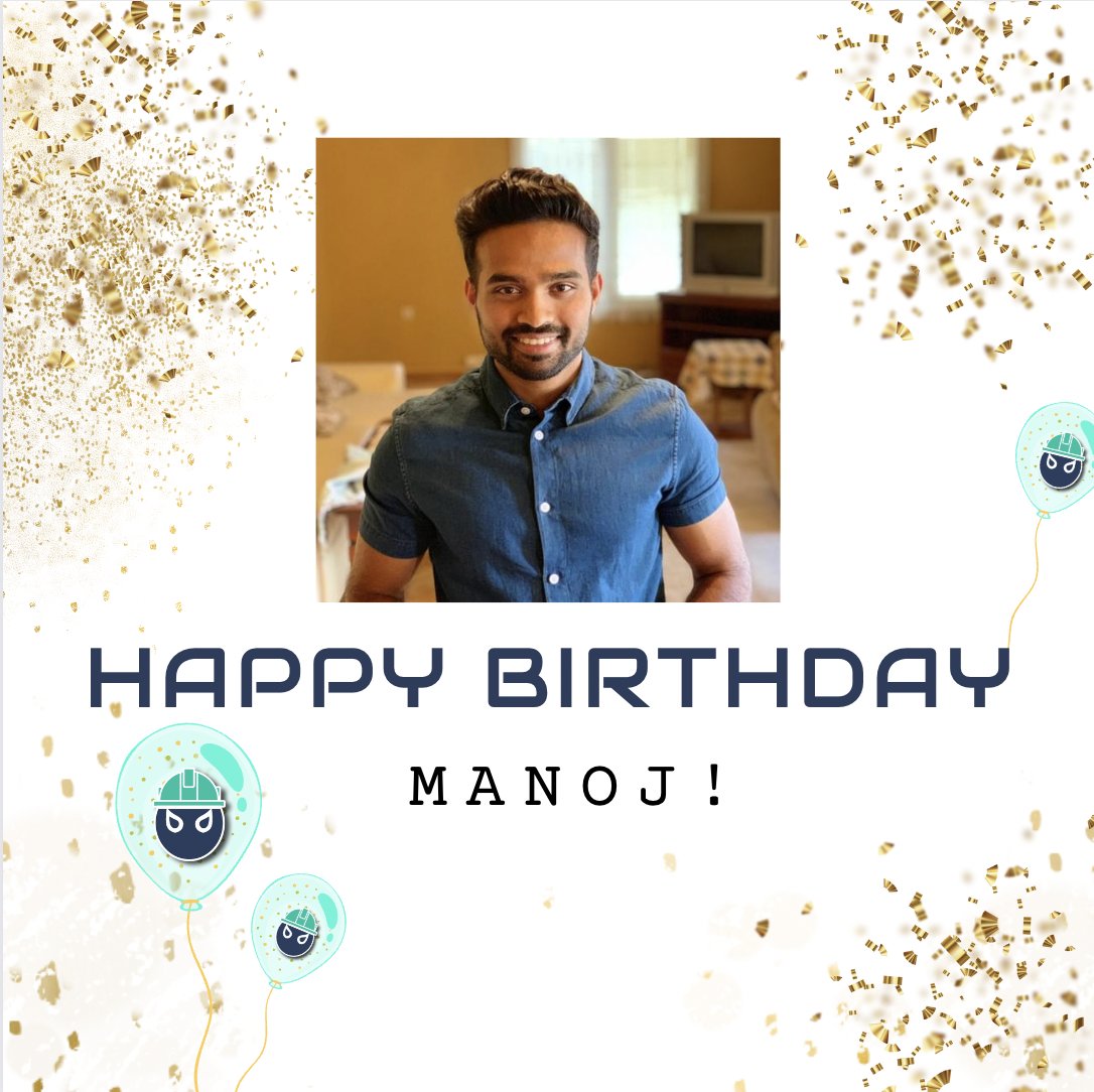 HelgenTech's tweet image. Happy birthday to our Simulation Software Engineer, Manoj! Have the best day, from all of us at @HelgenTech !!
 #HappyBirthday #SimulationSoftwareEngineer #helgentech #Celebrations #TeamBonding