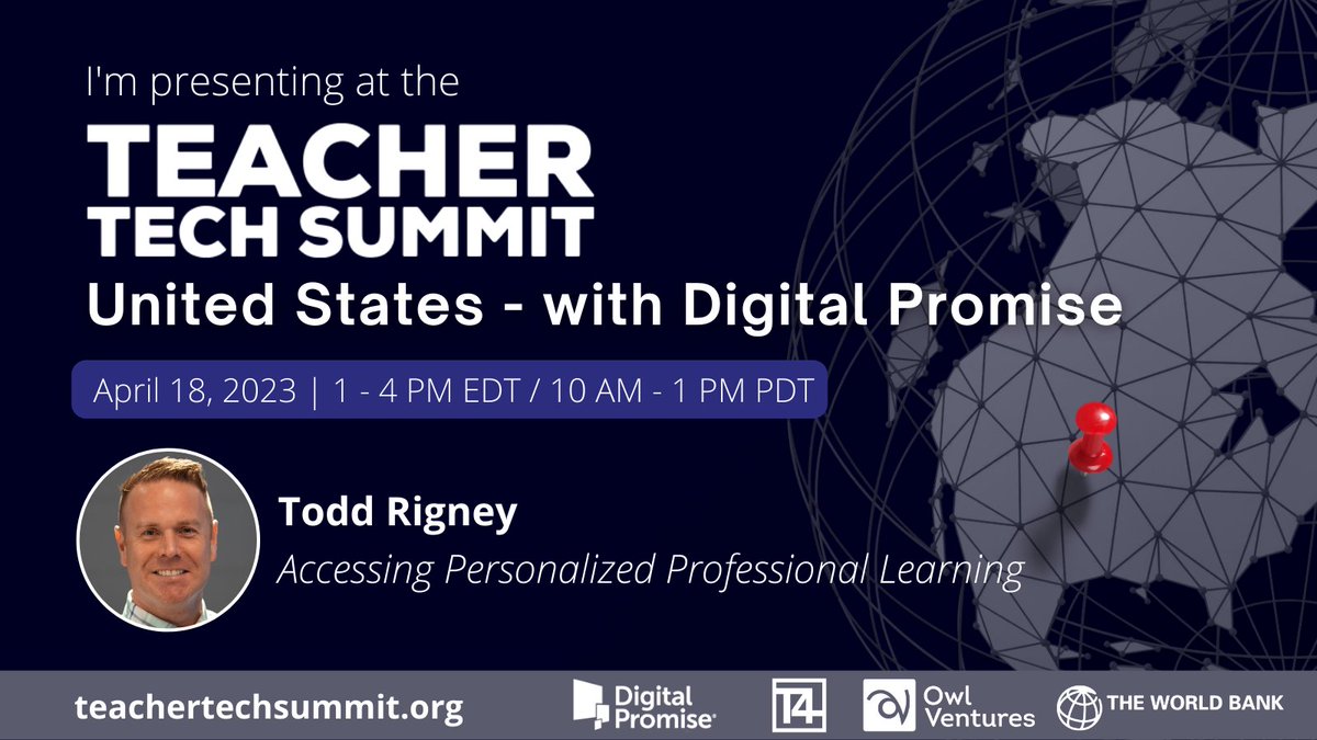 I'll be presenting at the #TeacherTechSummit! Register here: bit.ly/3nwvPFe