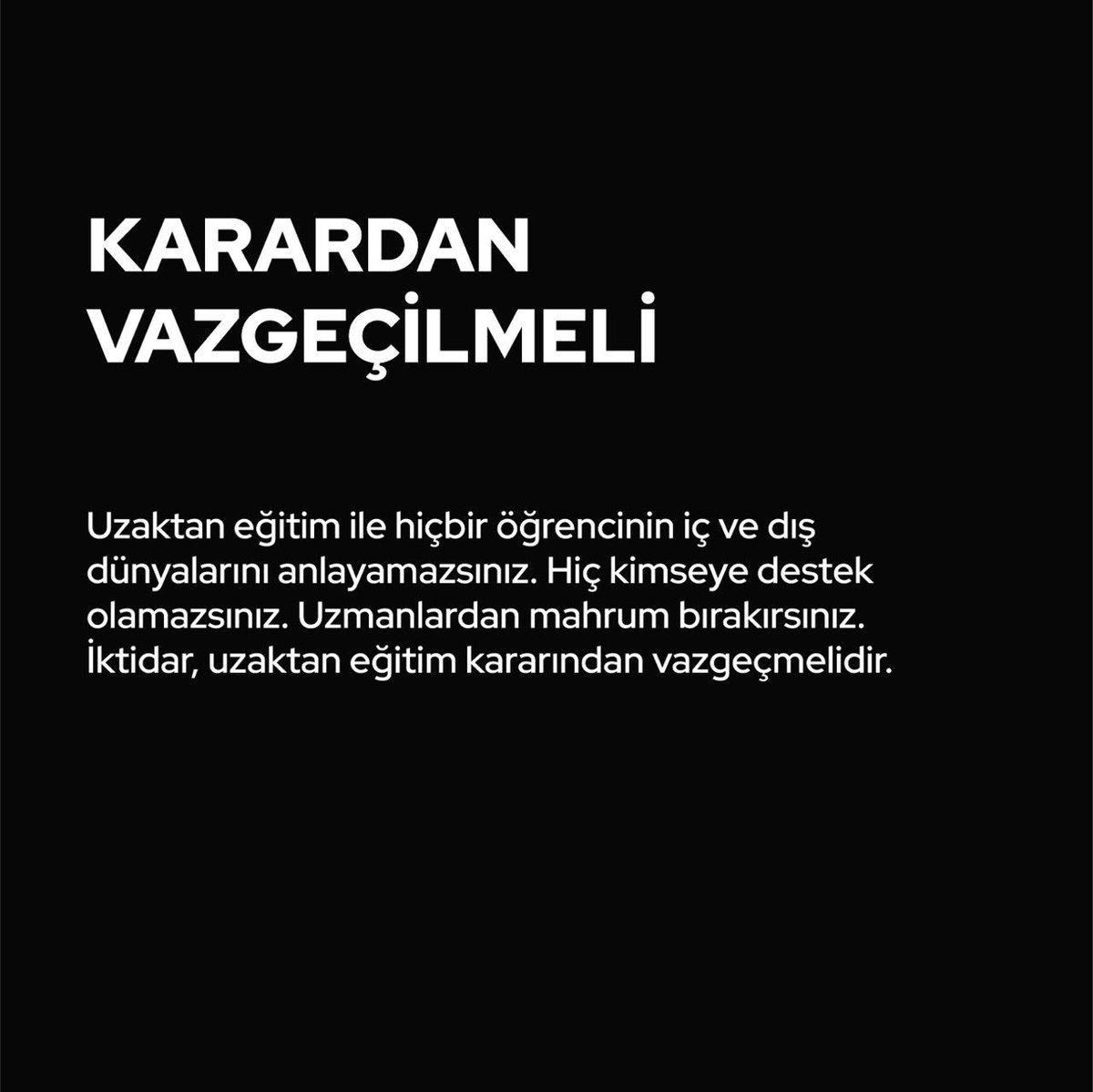 Secim_m's tweet photo. #Mujdeunileregelsin 
Online eğitim istemiyoruz
Online eğitim istemiyoruz
Online eğitim istemiyoruz
Online eğitim istemiyoruz
Online eğitim istemiyoruz
@RTErdogan @erolozvar @kasapoglu @AtvHaberTurkiye @atvcomtr https://t.co/unBgvHEgtN