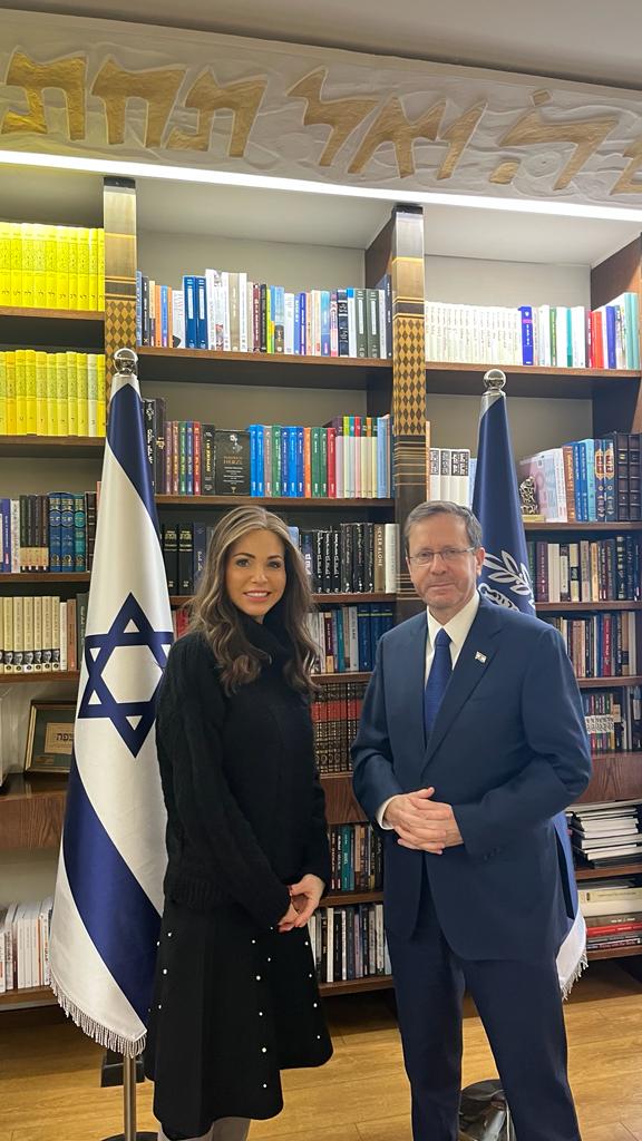 omeryankelevitc's tweet photo. My dear friend and Israel's President, Isaac Herzog.

Herzog plays a crucial role expanding diplomatic ties abroad and, now more than ever, serves as a neutral mediator to build strong communities in Israel.

I look forward to meeting more inspiring leaders as we scale Adenium. https://t.co/qFB5xW5AM7