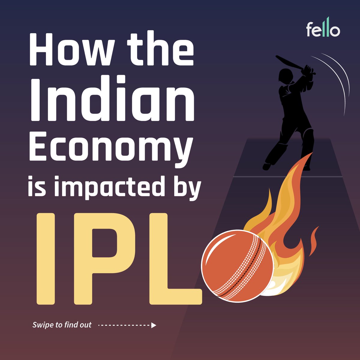 FelloFinance's tweet photo. IPL is not just for entertainment but it also contributes to the GDP. 📈

A thread 🧵 

#ipl #ipl2023 #cricket #game #viratkohli #msdhoni #fintech #growth #gdp #tourism #advertising #investing #economicdevelopment #finance #financenews #fellopowerplay #fello https://t.co/MvTqRBNMTH
