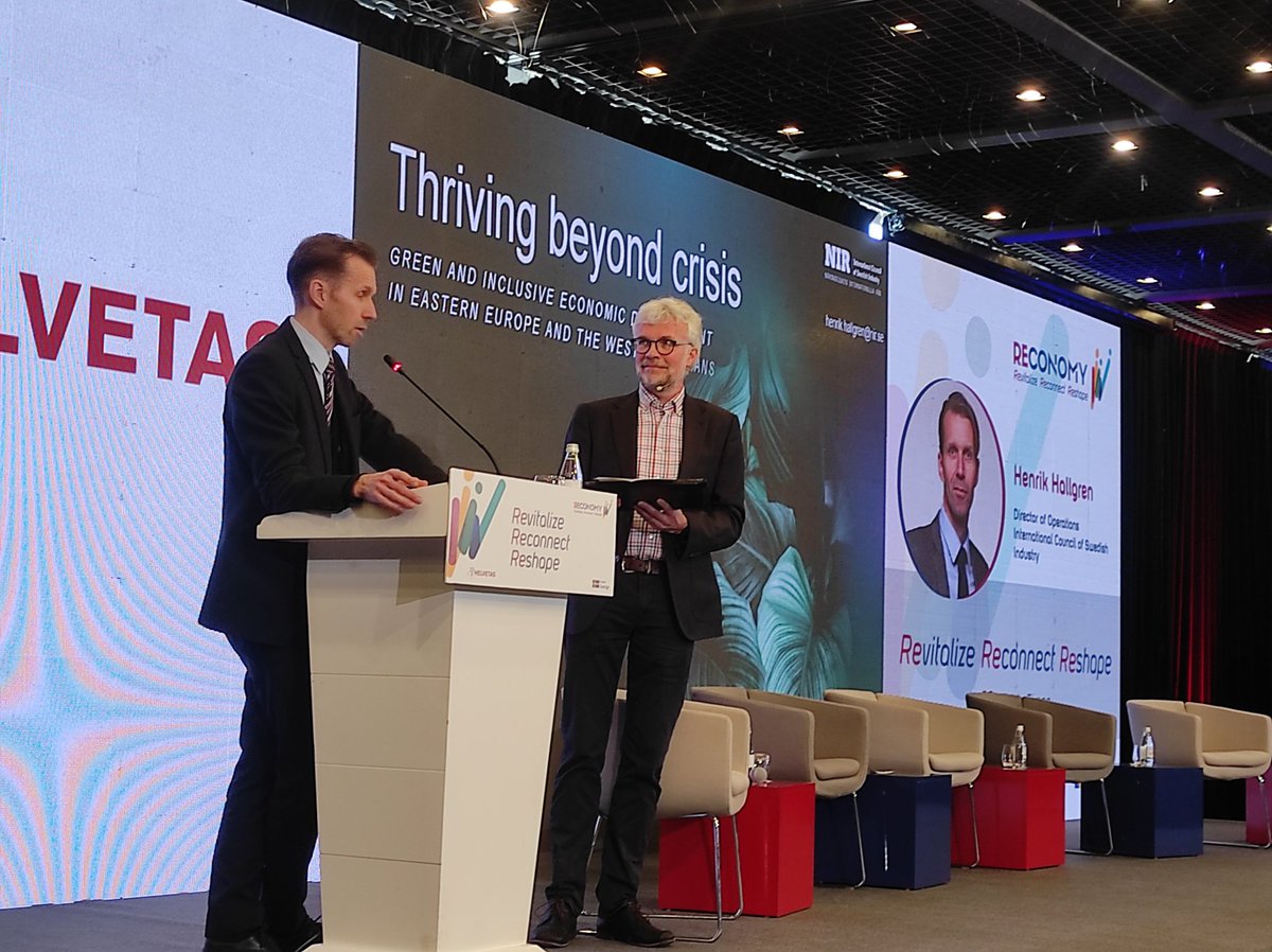 Proudly launching #MainPhase of <a href="/RECONOMYprogram/">RECONOMY</a> by <a href="/Sida/">Sida</a> and <a href="/Helvetas/">Helvetas</a>. Environmental sustainability is a matter of survival and prosperity for private sector and communities in #EaP and #WBs.