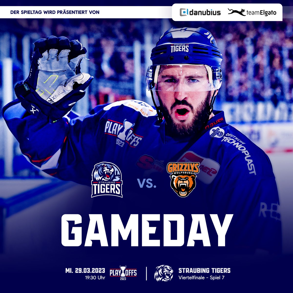 GAMEDAY - SHOWDOWN -  SPIEL 7🔥

Wer zieht ins <a href="/DELoffiziell/">Deutsche Eishockey Liga</a> - Halbfinale ein?

<a href="/straubingtigers/">Straubing Tigers</a> 🆚 <a href="/grizzlys_wob/">Grizzlys Wolfsburg</a>

#STRvsWOB | VIERTELFINALE 7 | 19:30 Uhr | #STRWOB

#tigershockey #straubing #pennydel #geilstezeit