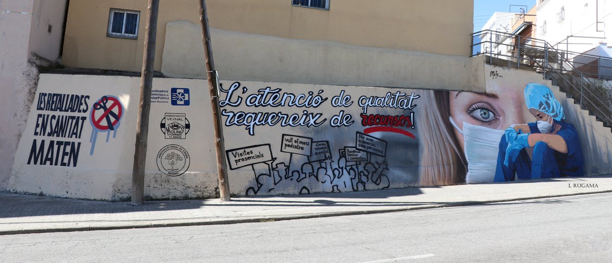 lluisrugama's tweet photo. LES RETALLADES EN LA SANITAT MATEN!!!
Amb @Associació Veïnal de Cirera @Associó Veïnal Molins, Cordinadora Defensadela Sanitat Pública
Moral de Mateo Lara
#ruguifoto #quenoparilamaquina #fotoperidisme #fotoprotesta #fotosdecarrer #repte365fotos #Mataró https://t.co/tOlLpZiE37