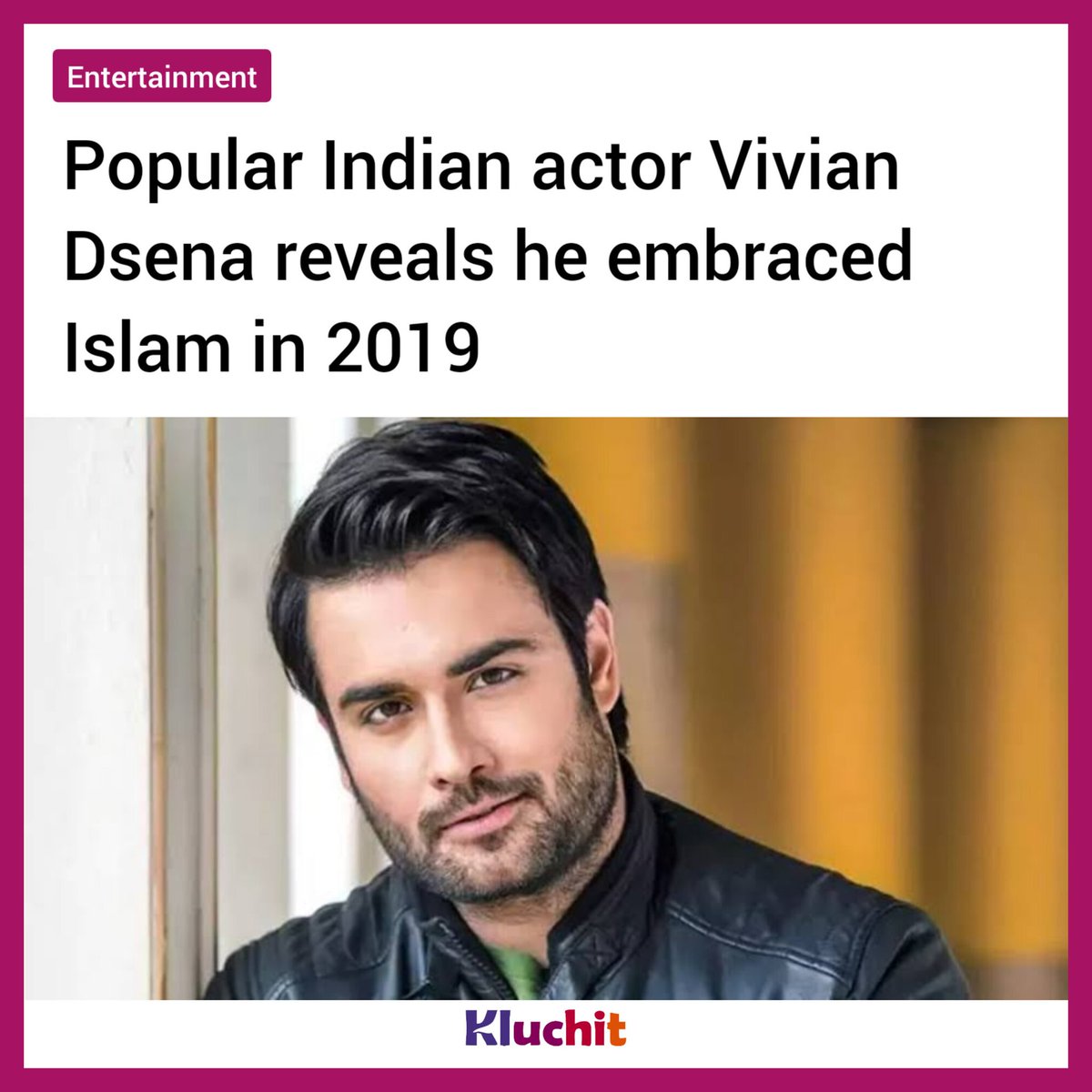KluchitMag's tweet photo. Indian actor Vivian Dsena embraces Islam

Read More: https://t.co/xcFggybHiW

#viviandsena #bollywood #islam https://t.co/QRSeD2B1S5
