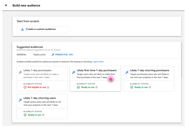 Google.. ecco gli strumenti di previsione in Google Analytics. Lo strumento è stato ideato per prevedere le azioni che gli utenti potranno probabilmente intraprendere, fornendo la possibilità alle aziende di guidare maggiormente le attività di marketing in base a tali previsioni.