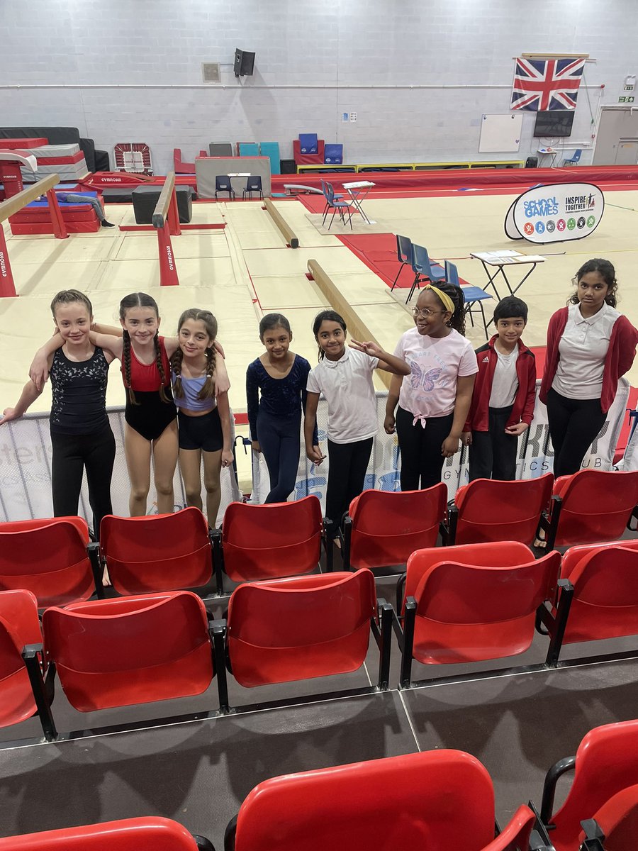 Ready for the East Leicester gymnastics event!! 🤸‍♂️ <a href="/InspireTogeth3r/">Inspire Together</a> <a href="/kestrelmead/">Kestrel Mead Primary Academy</a>