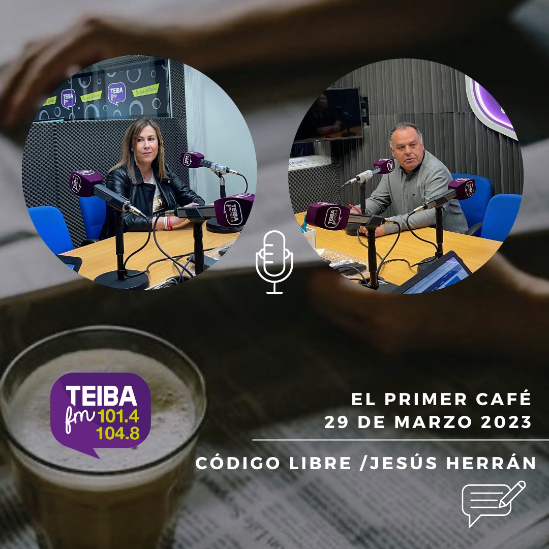 El Primer Café 29/03/2023
-> Analizamos la #legislatura y las #elecciones #28M con los alcaldes de <a href="/aytocabezon/">Cabezón de la Sal</a> (Víctor Manuel Reinoso) y  <a href="/mediocudeyored/">Medio Cudeyo en Red</a> (María Higuera) 
-> Código Libre de Jesús Herrán: "Bromas pesadas"
ivoox.com/primer-cafe-29…