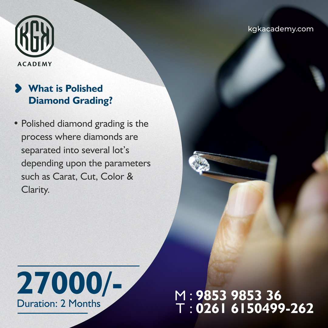KgkAcademy's tweet image. Be an expert in diamonds. Learn every detail about diamonds from experienced and skilled faculties to enhance your career in the James and Jewellery field.
#PolishedDiamondGrading #KGKAcademy #course #GemsandJewellery #academy #diamondacademy #learning #training #career #students