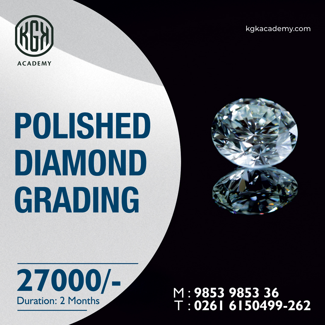 KgkAcademy's tweet image. Be an expert in diamonds. Learn every detail about diamonds from experienced and skilled faculties to enhance your career in the James and Jewellery field.
#PolishedDiamondGrading #KGKAcademy #course #GemsandJewellery #academy #diamondacademy #learning #training #career #students