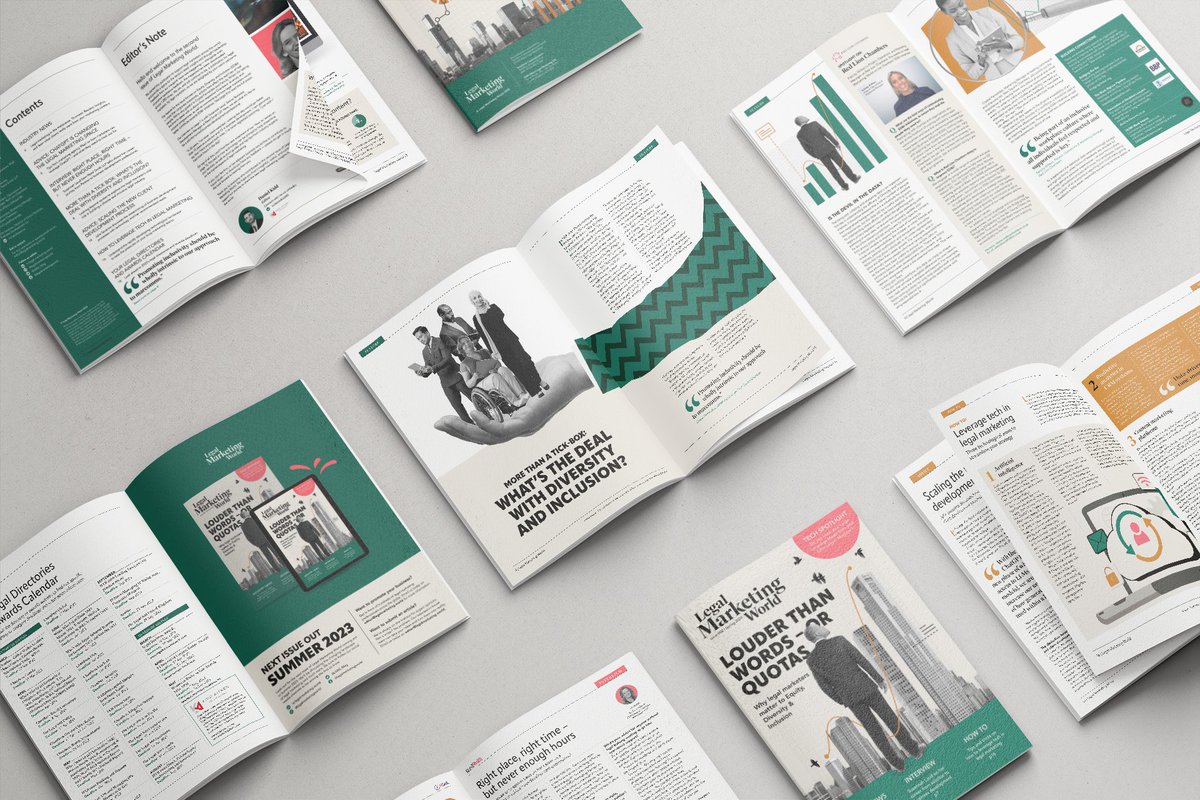 We are delighted to announce the second issue of Legal Marketing World has now been published!

Follow the link to read Issue 002 — we look forward to hearing what you think.

📰 bit.ly/LMWIssue002