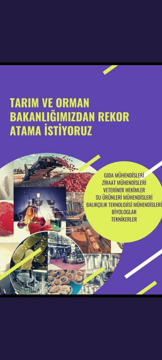 abdullahmelik63's tweet photo. Diğer bakanlıklar on binlerce ilan yayınlarken Stratejik konumda olan Tarım ve Orman Bakanlığı neden sessiz. Atama ilanınımızın bir an önce duyurulmasını istiyoruz @RTErdogan @VahitKirisci 
#MarttaTarimMayistaSecim https://t.co/EH37JcJKMC