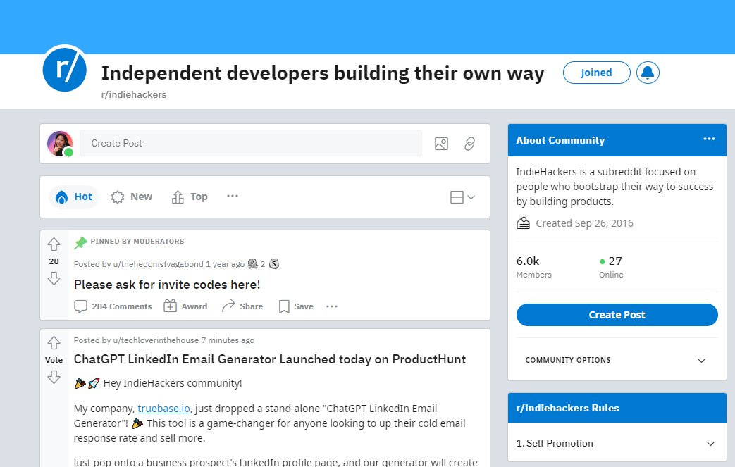 enjoy_eom's tweet image. I joined this sub/Reddit: #indiehackers
People are talking more deeply, but are not active

My experience with Reddit is that they prefer quality posts. My plan is to write informative content for them and make connections with them on Twitter.
#subreddit #Reddittips