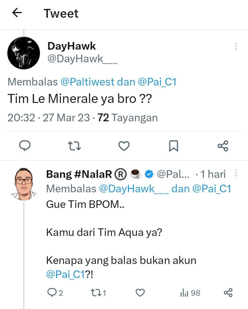 Penyuka_ombak's tweet photo. Yah..kemarin ngaku tim @BPOM_RI skrg malah promote Cleo 🤣
Mana yg bener bro? kesini makin keliatan ngehajar Danone Aqua ternyata disponsori sama @Le_MineraleID dan Cleo 😜

Klu kemasan polikarbonat harus dilabelin, terus kemasan PET perlu ga di labelin ?

https://t.co/Kjn7kz973d https://t.co/EjYW5H6BEU