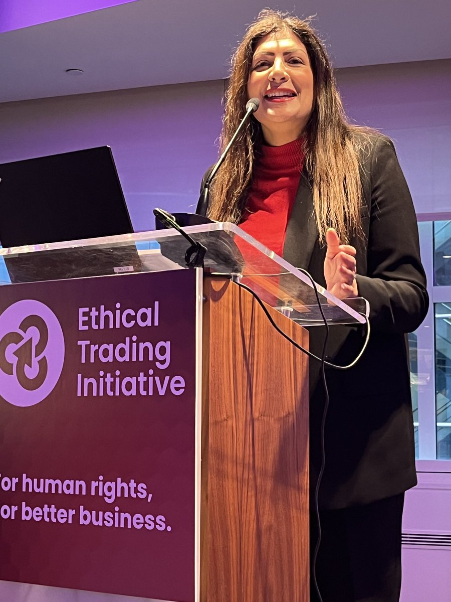 MaryCreagh_'s tweet photo. Great to hear from ⁦@PreetKGillMP⁩ giving the keynote speech ⁦@ethicaltrade⁩ member day in London. https://t.co/pmtfcKDLtm