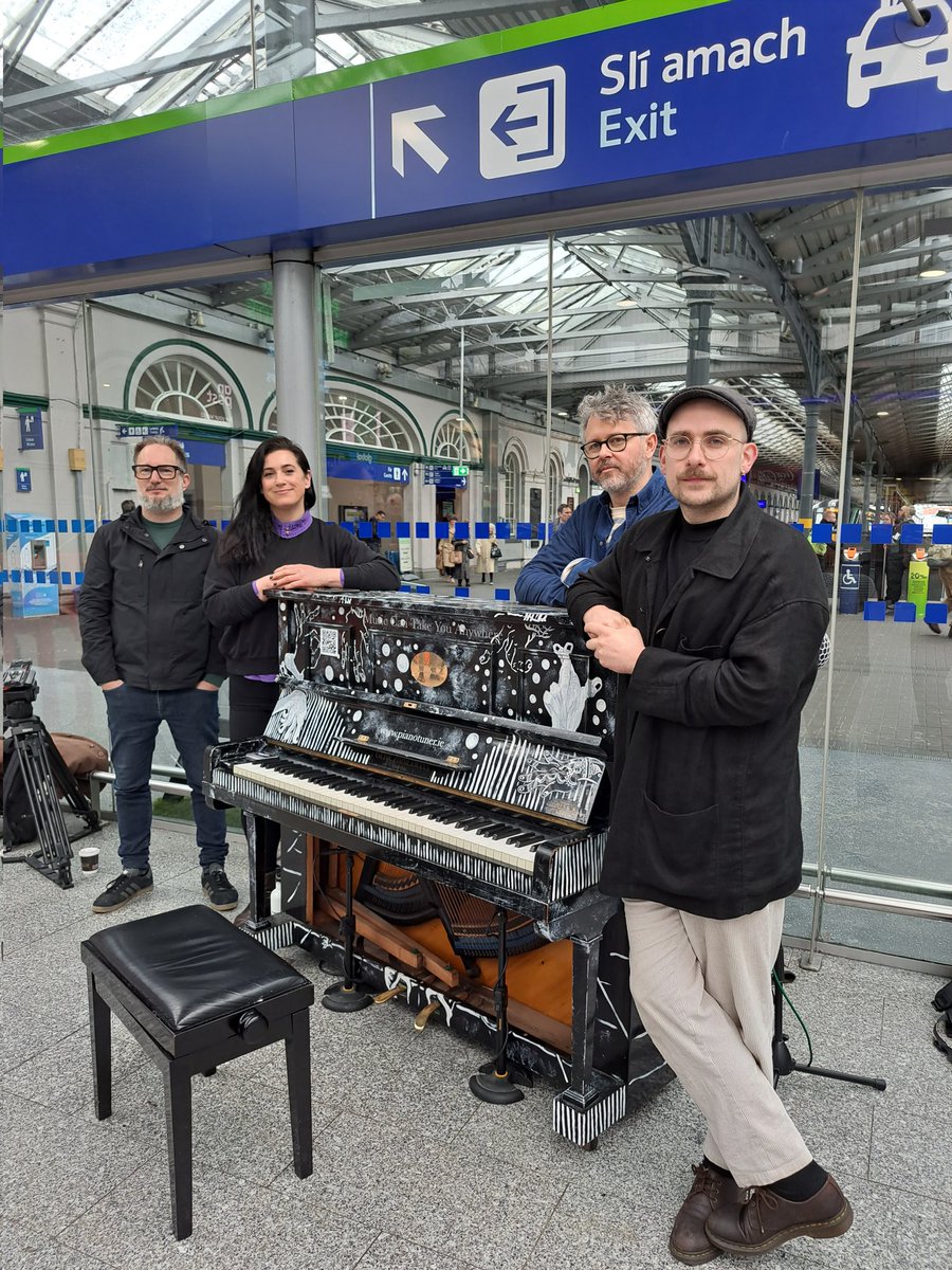 Today is #pianoday23. I will be hanging around some train stations playing #piano with composer friends @briancrosbyx1 @una_keane @DanGota with thanks to @IrishRail #PearsePiano #HeustonPiano #musiccantakeyouanywhere #pianoday2023