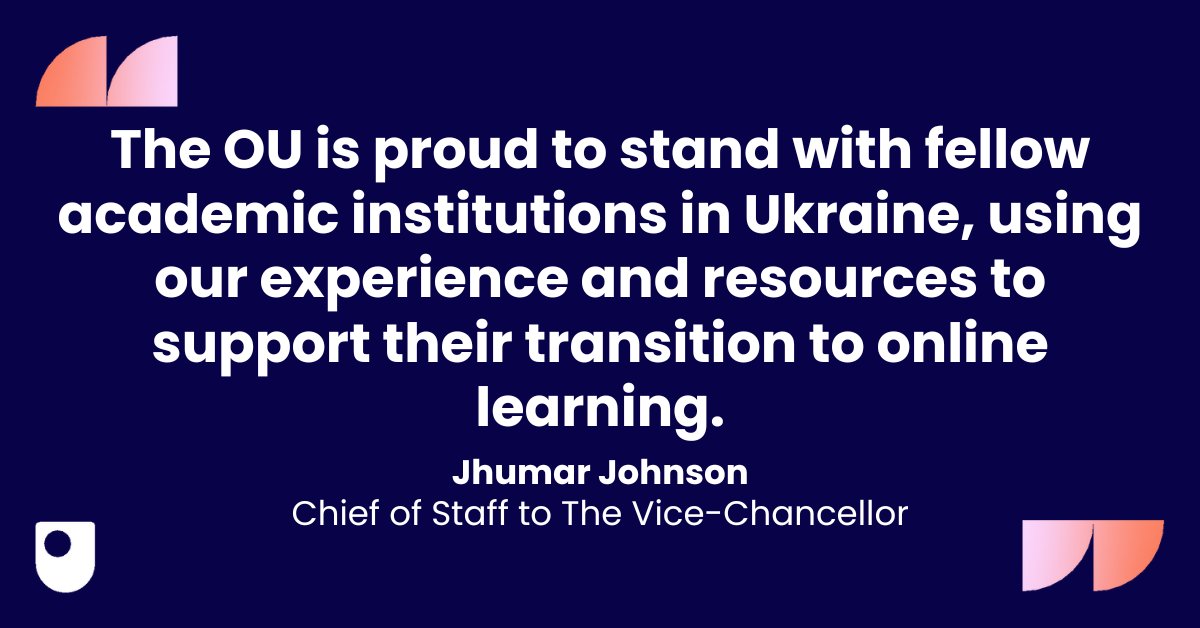 We are proud to be part of the UK-Ukraine Twinning initiative. As pioneers of flexible, supported distance learning we have much to share with our twins Horlivka Institute of Foreign Languages and the Institute of Molecular Biology and Genetics. 

🇺🇦 #TwinForHope