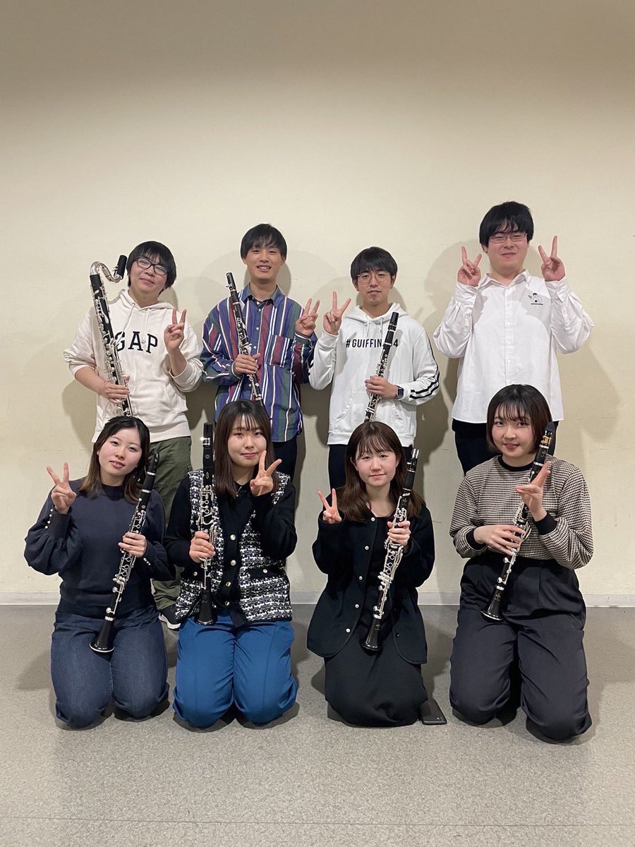 Kwind_ensemble's tweet photo. 定期演奏会まであと1日！！✨
本日は一気に【オーボエパート】【クラリネットパート】【トランペットトロンボーンパート】です！！
みんな華々しくとても魅力的です🎼
明日はついに本番です✨
みなさま麻生市民館へお越しください🎺 https://t.co/G0zjIx0y32