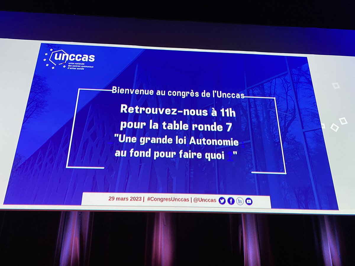 Au #CongresUnccas à Bourges pour débattre de la nécessité d’une loi ambitieuse sur l’autonomie qui mette les droits des citoyens au cœur du projet d’une société solidaire et inclusive, avec  @MadridIsabel, @JeromeGuedj, @olivierrichefou, @EChenut et @veroniquebesse @unccas