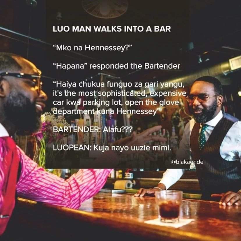 Luo is a prestigious lifestyle omeraa!!😂😂😂 Tag someone &amp; let them know that on 29th April we have a major convergence at Ngong Racecourse for the #LuoFestival!

Dial *229*99# for tickets!
VIP 1,000/- VVIP 2,000/-