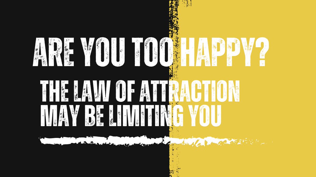 MINDPOWER_0's tweet photo. Are You Too Happy ?The Law of Attraction May Be Limiting You https://t.co/PH5s5Ahvmd via @YouTube https://t.co/PDyu7QnwAQ