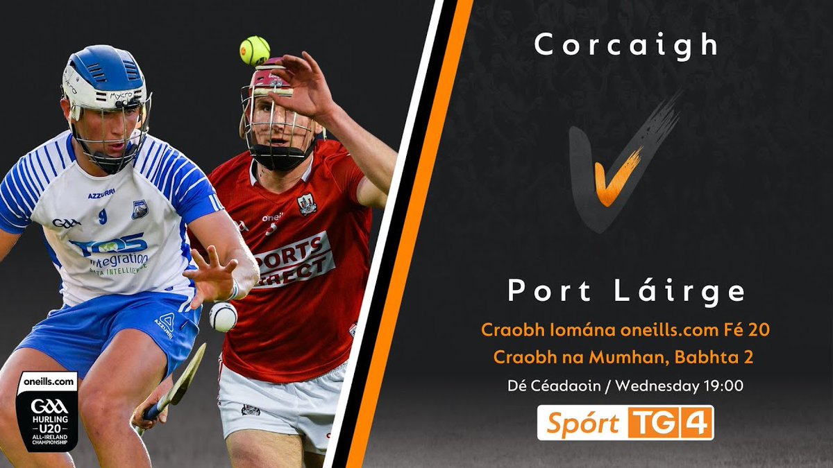 Cork GAA on Twitter "Cork v Waterford in the Munster GAA U20 Hurling Championship Round 2 in