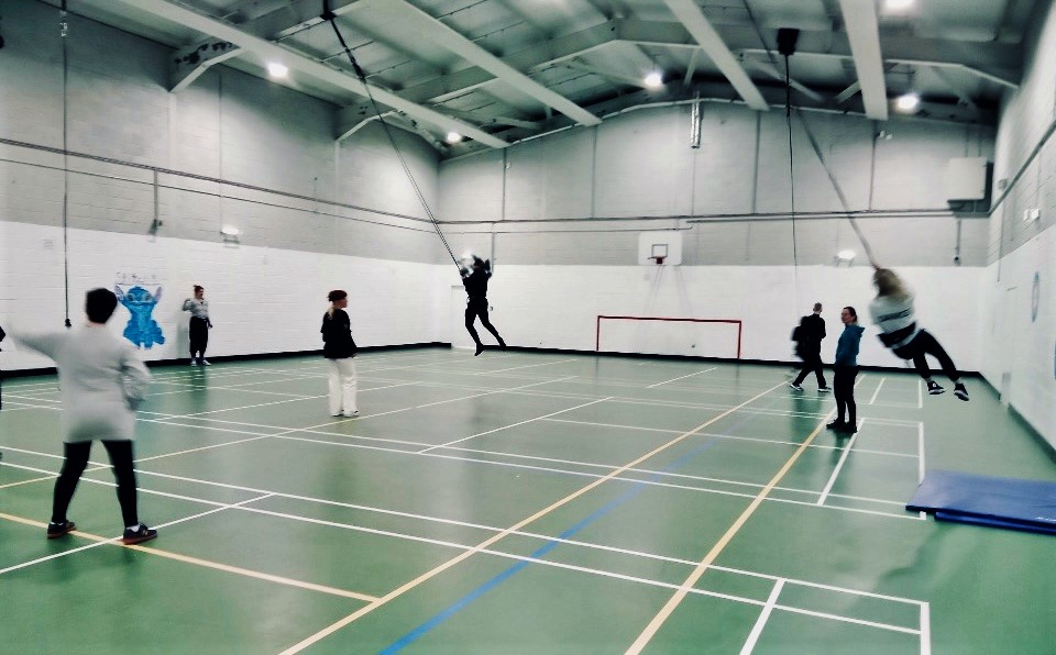 NTSonline's tweet photo. Artist @nicgreen_ and All or Nothing Aerial Dance Theatre (@AllorNothingADT) are working with our Creative Engagement team to bring #LikeFlying to Rossie Young People’s Trust (@rossieYPT) this week! https://t.co/jbq8yiI3oz