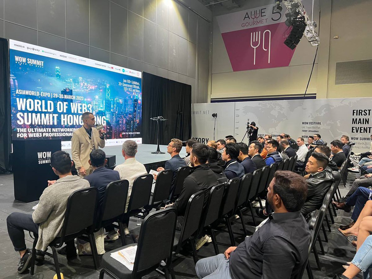 arthurtankl's tweet photo. While Im not in HK appearing and speaking at @WOWsummitWorld now, am super thrilled that my swordman is holding the fort absolutely sturdy for us ๐ฆพ
Definitely showing up as Web 3 largest ASEAN venture builder @vins_eth @metapacgroup ๐ฅ
#Web3 #WOWSummitHK #Blockchain #Metapac https://t.co/GXQklHiUlx