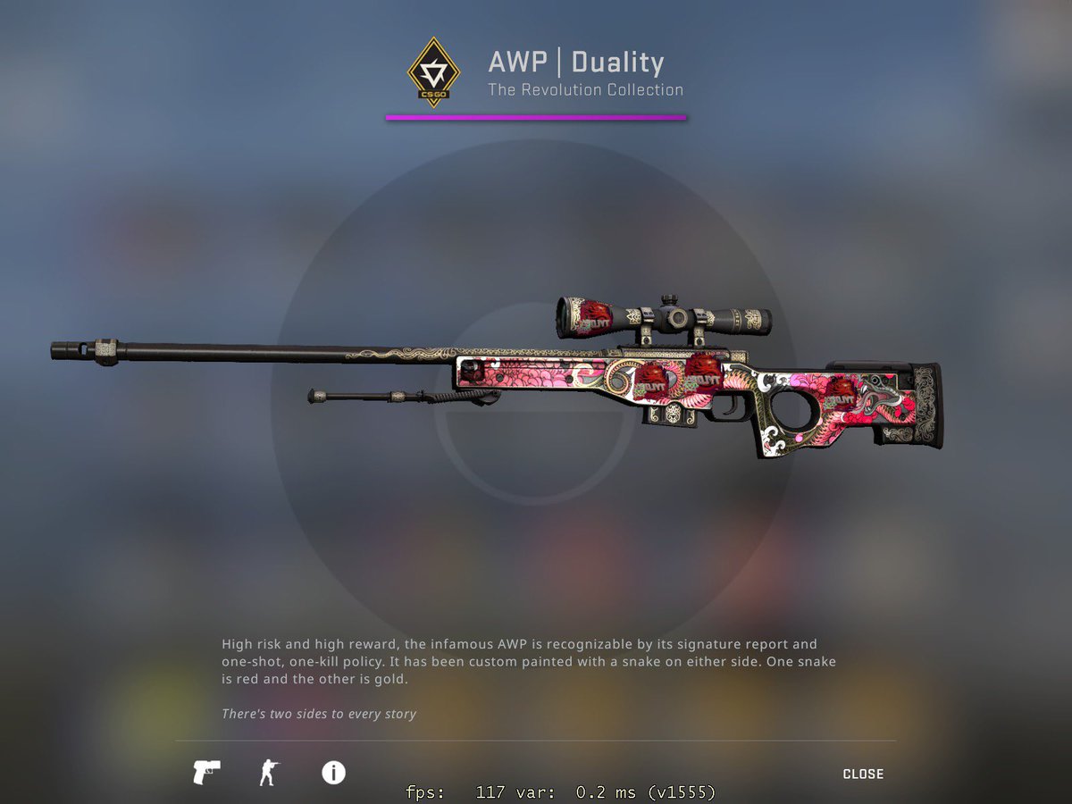 ArcherCS__'s tweet image. AWP | Duality 0.026 + 4x 2020 RMR Tyloo Holo

Lmk if interested
