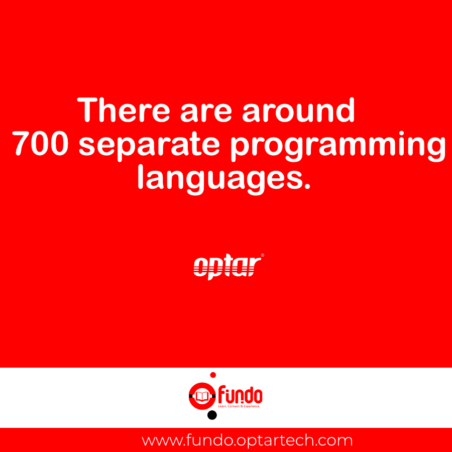 Optarinc's tweet image. With the advancement of technology, software development is becoming more and more in demand. Did you know that there are around 700 seperate programming languages.
#SoftwareDevelopmen#Programming